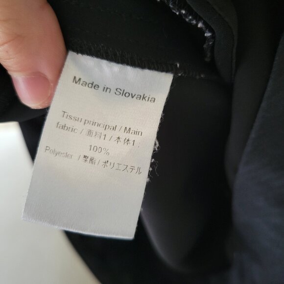 Louis Vuitton Uniform Women High Rise Trouser Pant Polyester Black sz 38 - Picture 7 of 7